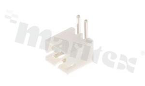 Złącze Kablowe do PCB; w rastrze 2.00mm; 2-stykowe; montaż THT; męskie; poziome; 100V/2A