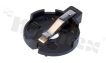 Battery holder; contact: phosphor bronze; nickel plated