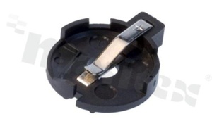 Battery holder; contact: phosphor bronze; nickel plated