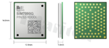 Moduł; LPWA; LTE-M/NB-IoT; 2.7-4.8V; LGA; 14.8x12.8x1.8mm; Global