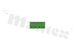 Listwa zaciskowa rozłączalna; w rastrze 7.50mm; 04-torowa; męska; pionowa; zabudowana; UL 300V/15A