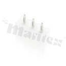 Header for PCB; pitch 4.20mm; 3-contacts; THT; male; top entry; 300V/9A