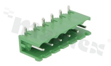 Listwa zaciskowa rozłączalna; w rastrze 5.08mm; 6-torowa; męska; kątowa; otwarta; UL 300V/16A; TUV:320V/20A