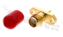 SMA female jack; straight; 50 Ohm; panel mount