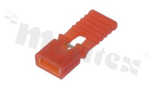 Mini-Jumper with handle; height 13.5mm; pitch 2.54mm; open cover; red