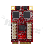 Karta rozszerzeń mPCIe -> 2 porty PoE+; temp. pracy: 0+70 st.C