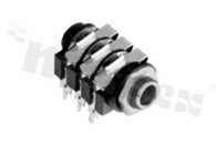 Connector: Jack 6.3mm; socket; female; ways: 3; angled 90st.; on panel mounting