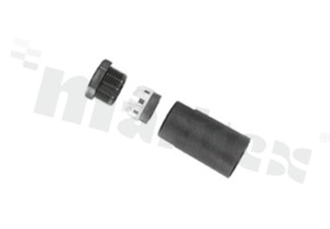Connector circular; DIN BACKSHELL PG 9 BAG 10