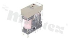 Electromagnetic relay; rated current 5A; coil voltage 230VAC; change over contacts (DPDT); LED indicator; 5A/30VDC, 5A/250VAC