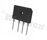 Mostek Prostowniczy; 400V; 2A; -55+150 st.C; THT; GBL(20x11x3.5mm)