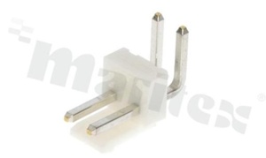 Header for PCB; pitch 3.96mm; 2-contacts; THT; male; side entry; 250V/10A