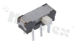 Miniature slide switch; 1-pole; twostable; ON-ON