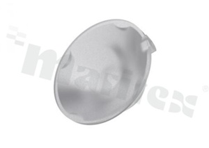 Lens for LED high power; mid power; angle: 10 do 27 degrees ; Number of LEDs: 1; Dimensions: round 20mm; Height: 9.9mm; material: PC; Fastening: snaps