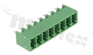 Listwa zaciskowa rozłączalna; w rastrze 3.81mm; 8-torowa; męska; pionowa; zabudowana; UL 300V/10A; TUV:300/10.5A