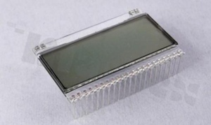 Display LCD; alphanumerical; 9 digits; TN; reflective; 25 pins; screen 34.5 x 55mm