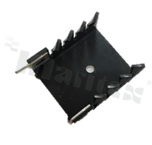 Heatsink; moulded TO-220; 30x25.4x12.7mm; black; anodized aluminium AL5052; RoHS.
