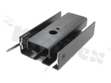 Heatsink; moulded TO-220; 34.9x21.8x10mm; black; anodized aluminium AL5052; RoHS.