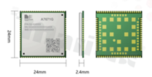 Moduł; LTE Cat1/GNSS; 3.3-4.2V; LCC+LGA; 24x24x2.4mm; Global