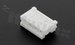 Korpus złącza kablowego; w rastrze 2.50mm; 4-stykowego; żeńskie; na przewód AWG#22-28; 250V/2.5A