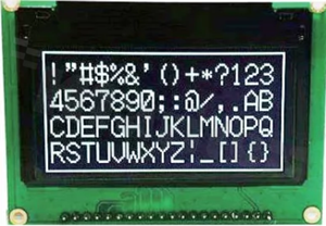 Wyświetlacz LGM OLED; LCD graficzny; 128x64 pikseli; kolor świecenia żółty; obszar aktywny 60.0 x 30.0mm; 20 pinów