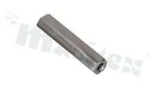 Tulejka dystansowa; mosiężna niklowana; sześciokątna; 325/5; gwint wew-wew; M3; 25mm