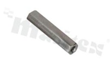 Screwed brass spacer sleeve; Int. thread: M3; 25mm