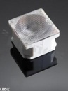 Soczewka do diod LED mid power; kąt rozsyłu: Owalny 48 x 20 stopni FWHM; ilość diod: 1; rozmiar: 22x22mm; wysokość: 13.9mm; rodzaj materiału: PC; sposób mocowania: taśma