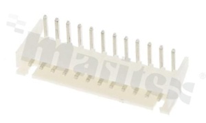 Złącze Kablowe do PCB; w rastrze 2.50mm; 12-stykowe; montaż THT; męskie; poziome; 250V/3A