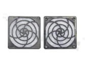Fan filter; 84.5x84.5mm; plastic.