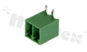 Listwa zaciskowa rozłączalna; w rastrze 3.50mm; 2-torowa; męska; kątowa; zabudowana; UL 300V/8A; TUV:250V/7A