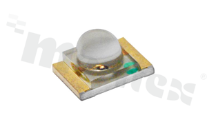 Dioda LED; SMD 1210; pomarańczowa typ. 610nm; ultra-jasna typ. 1500mcd20mA; water clear; 20 stopni; Luckylight /1500