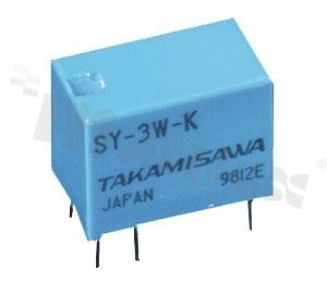 Electromagnetic relay; contact rating current 2A; coil voltage 5VDC; changeover contact (1C); coil power 150mW; 1A/24VDC; 0.5A/125VAC