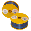 Single wire LGY/H05V-K; with copper multi-strand; blue/red; cross section 1.00mm2; AWG 17; 500V; -40+105 deg.C; 100m.