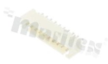 Header for PCB; pitch 2.50mm; 10-contacts; THT; male; top entry; 250V/3A