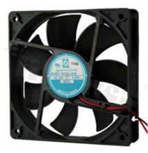 Fan; DC; 12V; 120x120x25mm; 120CFM; 3100RPM; 42dBA.