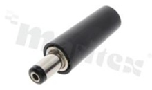 DC plug; female; inner diameter 2.1mm; outer diameter 5.5mm