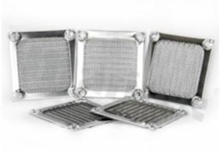 Fan filter; 127x127mm; metal.