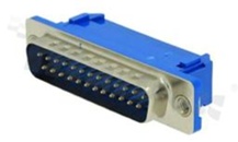 D-Sub Connector; male; with thread; 25 contacts