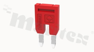 Mostek do złączy przelotowych ; 2-torowy; szary;