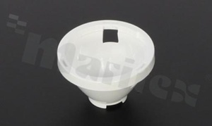 Holder LL01NICW25H2 for lens Ledlink LL01NI-GRxxL06-M2, colour white , diameter 23,5mm, height: 14,9 mm