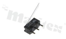Sub-miniaturowy mikroprzełącznik z dźwignią prosta; montaż: THT; 1A/125V AC.