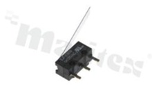 Sub-miniaturowy mikroprzełącznik z dźwignią prosta; montaż: THT; 1A/125V AC.
