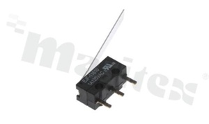 Sub-miniaturowy mikroprzełącznik z dźwignią prosta; montaż: THT; 1A/125V AC.
