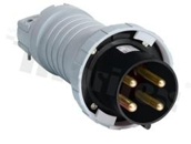 Złącze: zasilające AC 3-fazowe; wtyk; męskie; 63A; IP&S; IEC 60309
