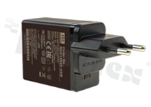 Zasilacz impulsowy; wtyczkowy; 12W; 5V; 2.4A; 80-264VAC 113-370VDC