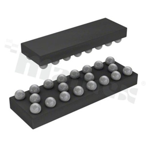 LCD EMI filter circuit; 120MHz; 15pF; ESD; 100ohm; 1-3GHz; -40+85 deg.C; SMD; CSP20