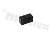 Przekaźnik elektromagnetyczny; prąd znamionowy 16A; napięcie cewki 12VDC; pojedynczy styk zwierny (1A); moc cewki: 400mw; 16A/24VDC; 16A/250VAC