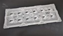 Lens for LED high power; mid power; angle: oval 130 x 150 degrees ; Number of LEDs: 12; Dimensions: 168.78x68.18mm; Height: 9.43mm; material: silicone; Fastening: screw