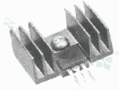 Radiator; wytłaczany; TO-126; TO-202; TO-218; TO-220; 19.05x29.21x11.68mm; czarny; anodowane aluminium AL6063; RoHS.