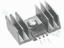Heatsink; extruded; TO-126; TO-202; TO-218; TO-220; 19.05x29.21x11.68mm; black; anodized aluminium AL6063